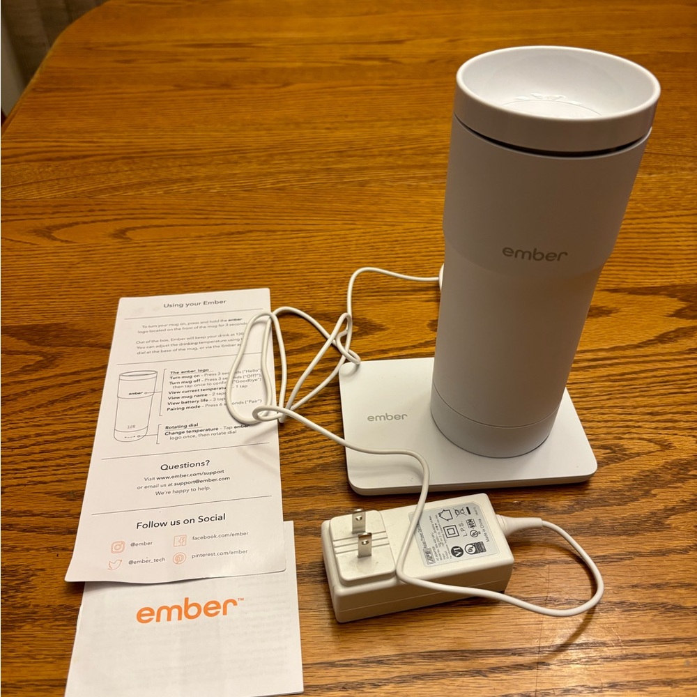 Ember heated coffee mug